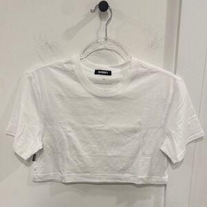 Sammy Crop Tee in White